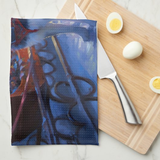 Siberian Husky Weihnachtssaison Geschirrtuch (Viertel Falte)