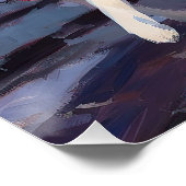 Siberian Husky Weihnachtssaison Poster (Ecke)