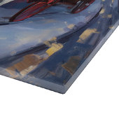 Siberian Husky Weihnachtssaison Schneidebrett (Ecke)