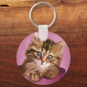 Siberian Kitten Schlüsselanhänger (Vorderseite)
