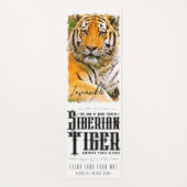 Siberian Tiger ヨガマット Yogamatte (Vorderseite)