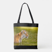 SIBERIAN TIGER AUF TOTE BAG TASCHE (Rückseite)