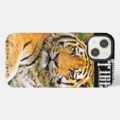 Siberian Tiger Case-Mate iPhone Hülle (Rückseite (Horizontal))