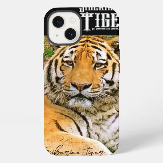 Siberian Tiger Case-Mate iPhone Hülle (Rückseite)