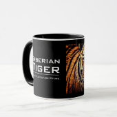 Siberian Tiger:Combo Mug Tasse (Vorderseite Links)