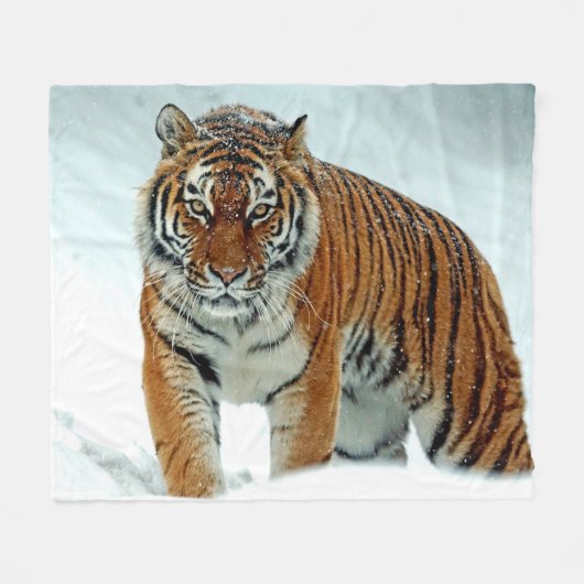 SIBERIAN TIGER FLEECE BLANKET (Vorderseite (Horizontal))