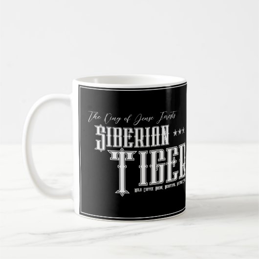 Siberian Tiger Kaffeetasse (Links)