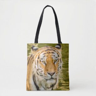 SIBERIAN TIGER ON TOTE BAG TASCHE