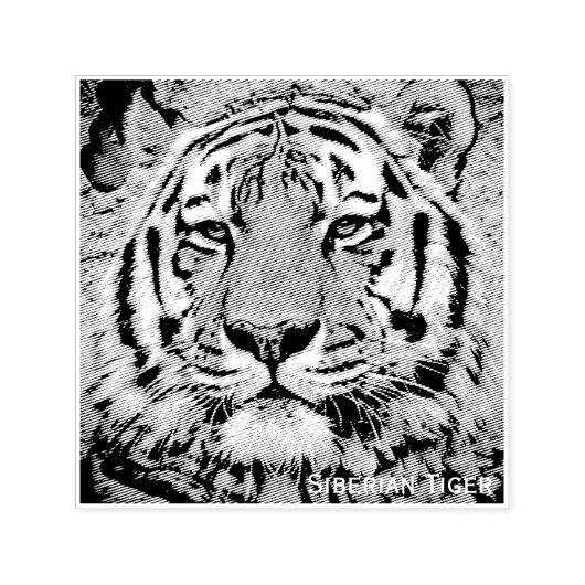 Siberian Tiger Permastempel (Design)