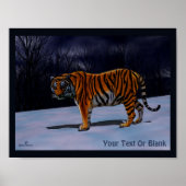 Siberian Tiger Poster (Vorne)