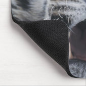 Siberian Tiger Snarling Mousepad (Ecke)