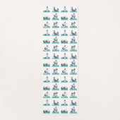 Siberische Husky-Yoga-Pose Yogamatte (Vorderseite)