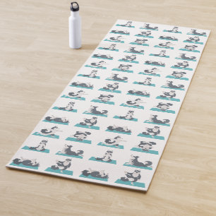 Siberische Husky-Yoga-Pose Yogamatte