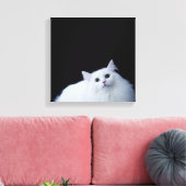 Siberische Katze Leinwanddruck (Insitu (Wohnzimmer))