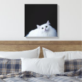 Siberische Katze Leinwanddruck (Insitu (Schlafzimmer))