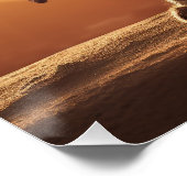 Siberische Katze Ninja Martial Arts Poster (Ecke)