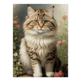 Siberische Katze Poster