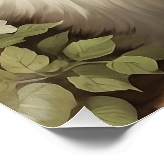 Siberische Katze Poster (Ecke)