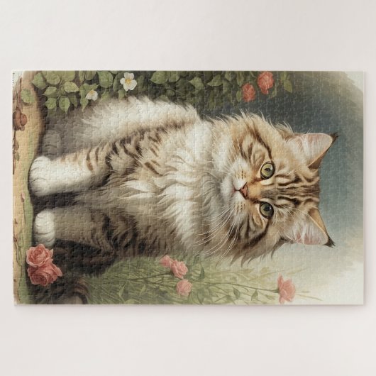 Siberische Katze Puzzle (Horizontal)