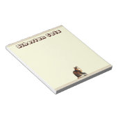 Siberischer Cat Notepad Notizblock (angewinkelt)