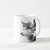 Siberischer Huskies Dog, Husky Momma Kaffeetasse (VorderseiteRechts)