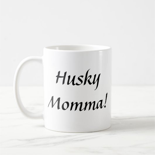 Siberischer Huskies Dog, Husky Momma Kaffeetasse (Links)