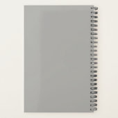 Siberischer Husky-Blubble Gum Dog Animal Monogram Planer (Rückseite)