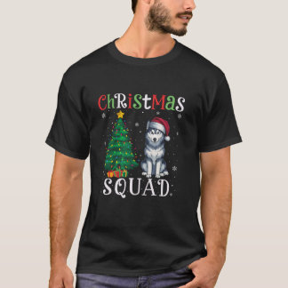 Siberischer Husky Dog Squad Boys Girls Weihnachtsb T-Shirt