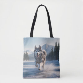 Siberischer Husky Elegante Schultertour Beutel Tasche