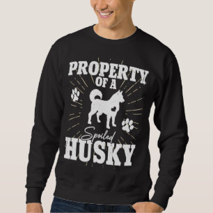 Siberischer Husky für Mama Vater Property Dog Sweatshirt