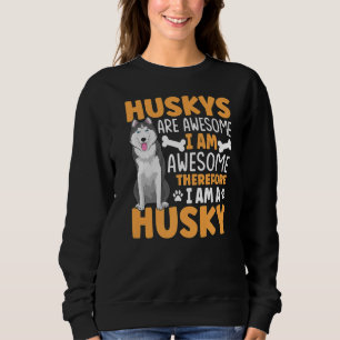 Siberischer Husky-Hund-Bekleidung für Husky-Besitz Sweatshirt