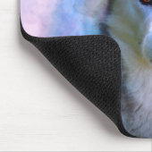 Siberischer Husky Hund Farbe Farbe Farbe Malerei Mousepad (Ecke)
