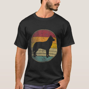 Siberischer Husky-Hund Vintag gestört Retro T-Shirt