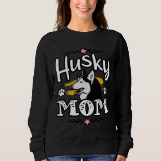 Siberischer Husky-Mama Niedlicher Hund Sweatshirt