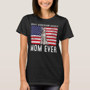 Siberischer Husky Mama USA - Eigentümer des amerik T-Shirt