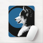 Siberischer Husky Mousepad gibt Malamute Schlitten (Mit Mouse)