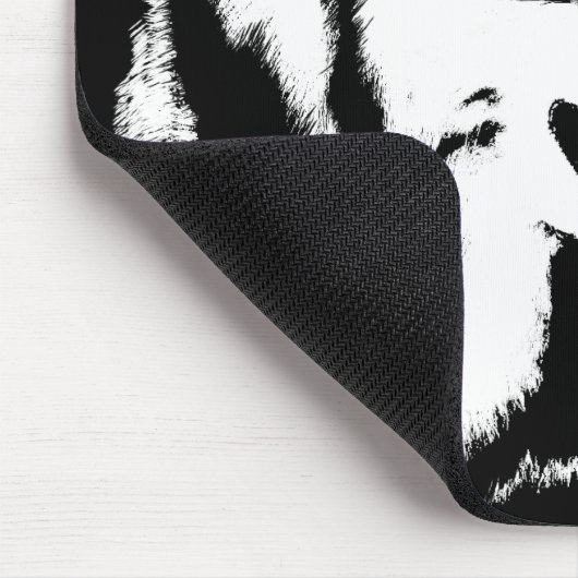 Siberischer Husky Mousepad gibt Malamute Schlitten (Ecke)