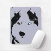 Siberischer Husky Mousepad gibt Malamute Schlitten (Mit Mouse)
