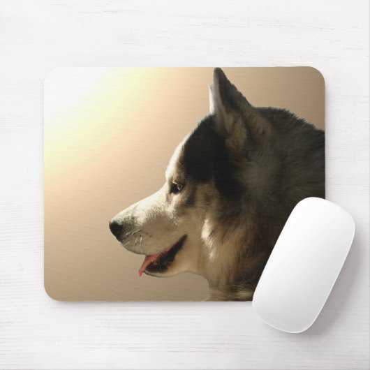 Siberischer Husky Mousepad gibt Malamute Schlitten (Mit Mouse)