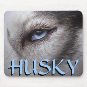 Siberischer Husky Mousepad gibt Malamute Schlitten
