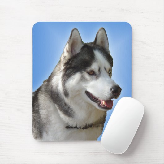 Siberischer Husky Mousepad gibt Malamute Schlitten (Mit Mouse)
