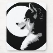 Siberischer Husky Mousepad gibt Malamute Schlitten (Vorne)