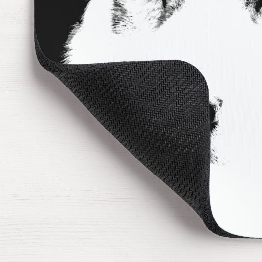 Siberischer Husky Mousepad gibt Malamute Schlitten (Ecke)