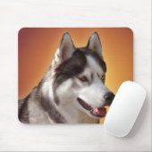 Siberischer Husky Mousepad gibt Malamute Schlitten (Mit Mouse)