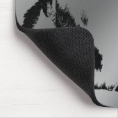 Siberischer Husky Mousepad gibt Malamute Schlitten (Ecke)