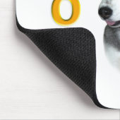 Siberischer Husky (schwarz) Boo Mousepad (Ecke)