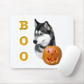 Siberischer Husky (schwarz) Boo Mousepad (Mit Mouse)