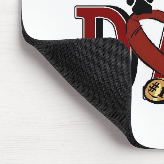 Siberischer Husky-Vater Mousepad (Ecke)