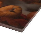 Siberischer Husky Welpe Herbst Kürbis Schneidebrett (Ecke)