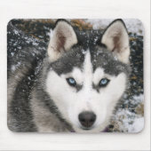 Siberischer Husky Welpe Hund in Snow Mousepad (Vorne)